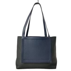 Hermès Kaba Serie 31 Verso Tote Bag Black Blue Nuit